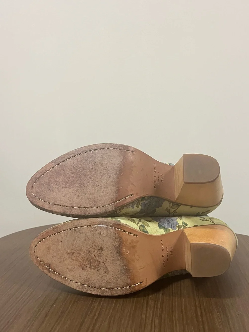 Rag & Bone Newbury Floral Suede boots 9.5 womens